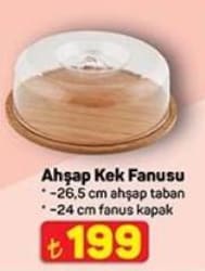 English Home Ahşap Kek Fanusu
