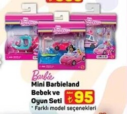 Barbie Mini Barbieland Bebek ve Oyun Seti