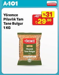 Yöremce Pilavlık Tane Bulgur 1 kg 