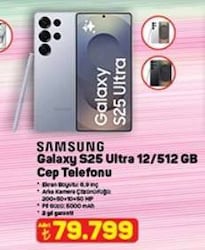 Samsung Galaxy S25 Ultra 12/512 GB Cep Telefonu