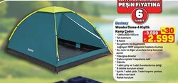 Bestway Wonder Dome 4 Kişilik Kamp Çadırı