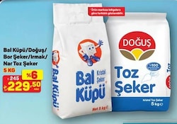 Bal Küpü/Doğuş/Bor Şeker/Irmak/Nar Toz Şeker 5 kg