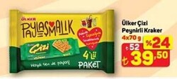 Ülker Çizi Peynirli Kraker 4x70 g