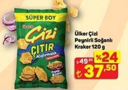 Ülker Çizi Peynirli Soğanlı Kraker 120 g