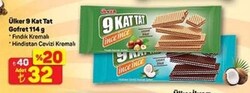 Ülker 9 Kat Tat Gofret Çeşitleri 114 g