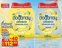 Doğanay Limonata 4x1 l Çeşitleri