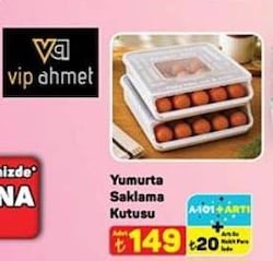 Vip Ahmet Yumurta Saklama Kutusu