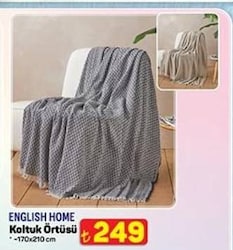 English Home Koltuk Örtüsü