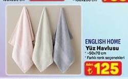 English Home Yüz Havlusu