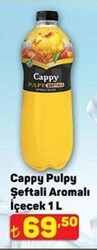 Cappy Pulpy Şeftali Aromalı İçecek 1 l