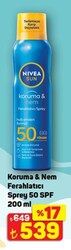 Nivea Koruma & Nem Ferahlatıcı Sprey 50 SPF 200 ml