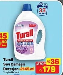 Tursil Sıvı Çamaşır Deterjanı 2145 ml