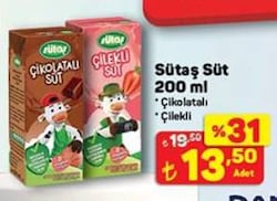 Sütaş Süt 200 ml Çeşitleri