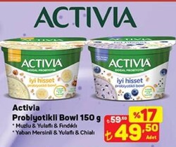 Activia Probiyotikli Bowl 150 g Çeşitleri