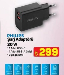 Philips Şarj Adaptörü 20 W