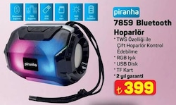 Piranha 7859 Bluetooth Hoparlör