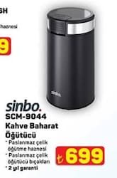 Sinbo SCM-9044 Kahve Baharat Öğütücü