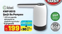 Kiwi KWP 8513 Şarjlı Su Pompası