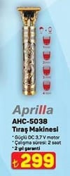 Aprilla AHC-5038 Tıraş Makinesi