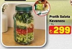 Vip Ahmet Pratik Salata Kavanozu 1 l