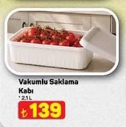 Vip Ahmet Vakumlu Saklama Kabı 2.1 l
