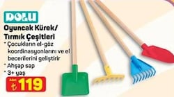 Dolu Oyuncak Kürek/Tırmık Çeşitleri