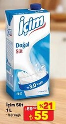 İçim Süt 1 l