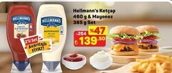 Hellmann's Ketçap 460 g &Mayonez 385 g Set