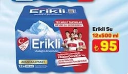 Erikli Su 12x500 ml