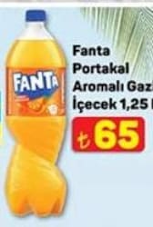 Fanta Portakal Aromalı Gazlı İçecek 1,25 l