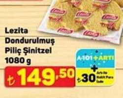 Lezita Dondurulmuş Piliç Şinitzel 1080 g