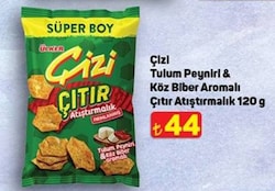 Çizi Tulum Peyniri&Köz Biber Aromalı Çıtır Atıştırmalık 120 g