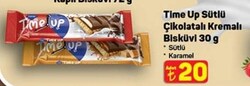 Time Up Sütlü Çikolatalı Kremalı Bisküvi 30 g