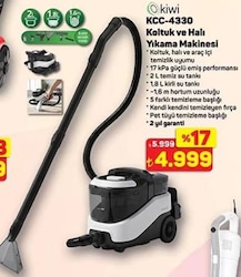 Kiwi KCC-4330 Koltuk ve Halı Yıkama Makinesi