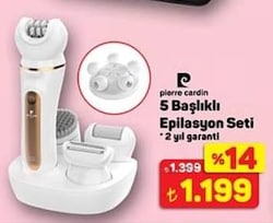 Pierre Cardin 5 Başlıklı Epilasyon Seti
