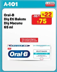 Oral-B Diş Eti Bakımı Diş Macunu 65 ml 