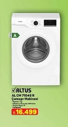 Altus AL CM 71045 R Çamaşır Makinesi
