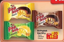 Eti Popkek Kek 60 g Çeşitleri