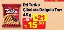 Eti Tutku Çikolata Dolgulu Tart 45 g