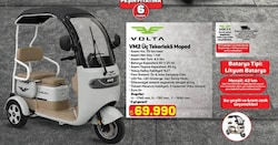 Volta VM2 Üç Tekerlekli Moped 