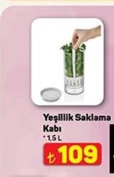 Vip Ahmet Yeşillik Saklama Kabı 1,5 l