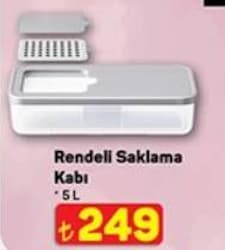Vip Ahmet Rendeli Saklama Kabı 5 l