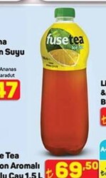 Fuse Tea Limon Aromalı Buzlu Çay 1,5 l