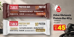Züber Glutensiz Protein Bar 40 g Çeşitleri