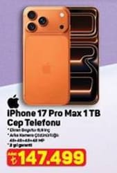 İPhone 17 Pro Max 1 TB Cep Telefonu