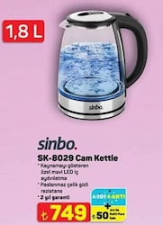 Sinbo SK-8029 Cam Kattle
