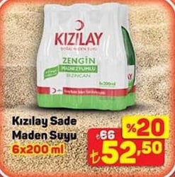 Kızılay Sade Maden Suyu 6x200 ml