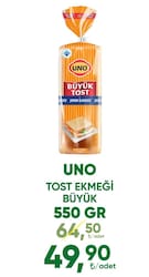 Uno Büyük Tost Ekmeği 550 gr