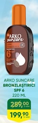Arko Suncare 6 Faktör Bronzlaştırıcı Yağ 220 ml