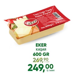 Eker 600 gr Kaşar Peyniri